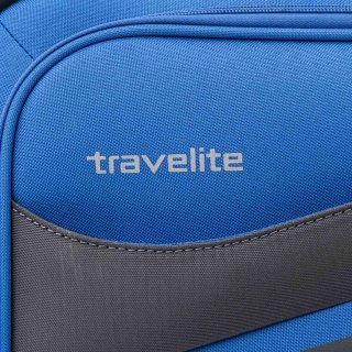Большой тканевый чемодан 97/110 л Travelite Wave, синий