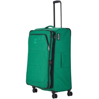 Велика тканинна валіза Travelite Adria на 90/97 л вагою 3,4 кг Зелена
