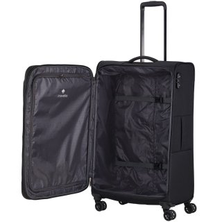 Большой тканевый чемодан Travelite Chios на 90/97 л весом 3,4 кг Черный