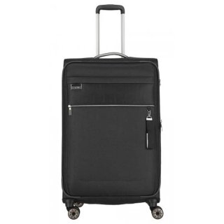 Большой тканевый чемодан Travelite Miigo на 102/115 л весом 3,5 кг Черный