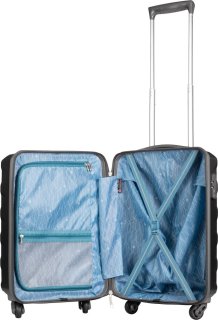 Carlton Carbon 31 л чемодан из поликарбоната на 4-х колесах графитовый