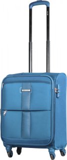 CARLTON Newbury 37 л чемодан тканевый бирюзовый с расширительной молнией