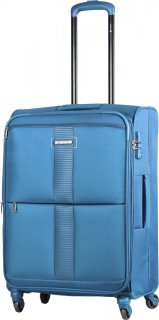 CARLTON Newbury 64,5 л чемодан тканевый бирюзовый с расширительной молнией