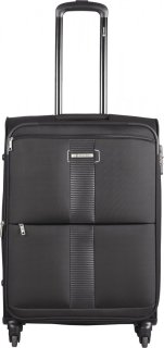 CARLTON Newbury 64,5 л чемодан тканевый черный с расширительной молнией