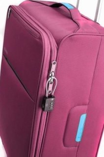 CARLTON Ozone 37/41 л чемодан из полиэстера на 4 колесах фиолетовый