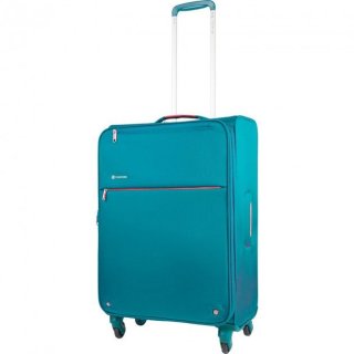 CARLTON Ozone 64/76 л чемодан из полиэстера на 4 колесах бирюзовый