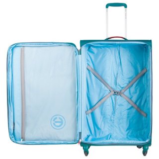 CARLTON Ozone 91/107 л чемодан из полиэстера на 4 колесах бирюзовый