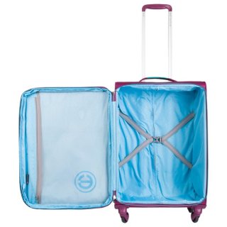 CARLTON Ozone 91/107 л чемодан из полиэстера на 4 колесах фиолетовый