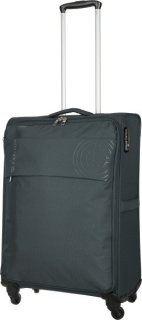 CARLTON Skylite 61 л чемодан из текстиля на 4 колесах серый