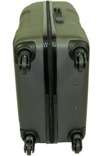 Carry:Lite Comet Charcoal (L) 95 л чемодан из пластика на 4 колесах серый