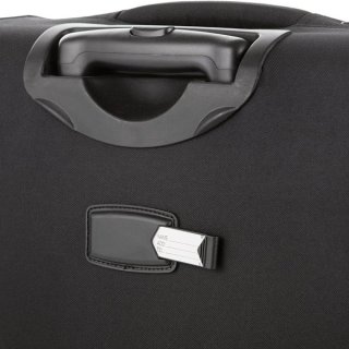 CarryOn AIR (L) Black 100/120 л чемодан из полиэстера на 4 колесах черный