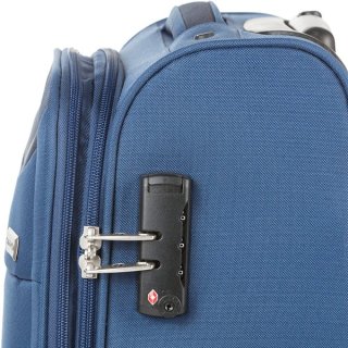 CarryOn AIR (L) Steel Blue 100/120 л чемодан из полиэстера на 4 колесах синий
