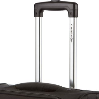 CarryOn AIR (M) Black 70/84 л чемодан из полиэстера на 4 колесах черный