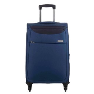 CarryOn AIR (M) Steel Blue 70/84 л чемодан из полиэстера на 4 колесах синий