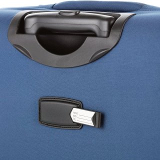 CarryOn AIR (M) Steel Blue 70/84 л чемодан из полиэстера на 4 колесах синий