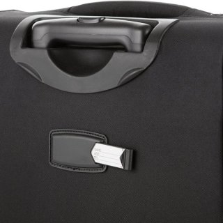 CarryOn AIR (S) Black 35/41 л чемодан из полиэстера на 4 колесах черный