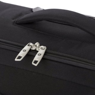 CarryOn AIR (S) Black 35/41 л чемодан из полиэстера на 4 колесах черный