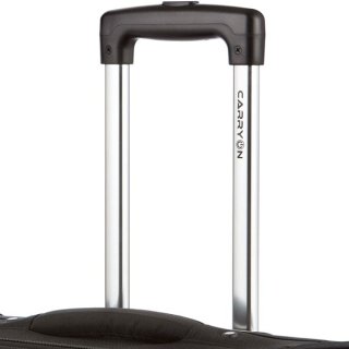 CarryOn AIR (S) Black 35/41 л чемодан из полиэстера на 4 колесах черный