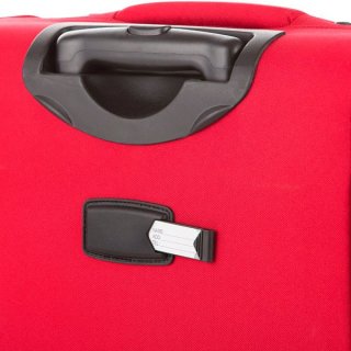 CarryOn AIR (S) Cherry Red 35/41 л чемодан из полиэстера на 4 колесах красный
