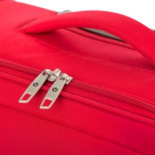 CarryOn AIR (S) Cherry Red 35/41 л чемодан из полиэстера на 4 колесах красный