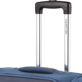 CarryOn AIR (S) Steel Blue 35/41 л чемодан из полиэстера на 4 колесах синий