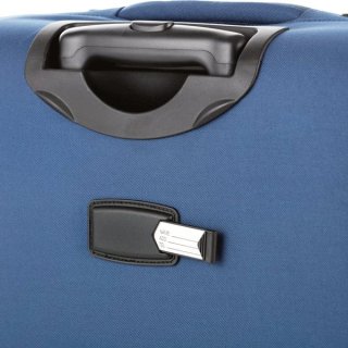 CarryOn AIR (S) Steel Blue 35/41 л чемодан из полиэстера на 4 колесах синий