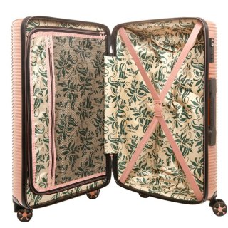 CarryOn Bling Bling (M) Rose Gold 63 л чемодан из поликарбоната на 4 колесах розовое золото