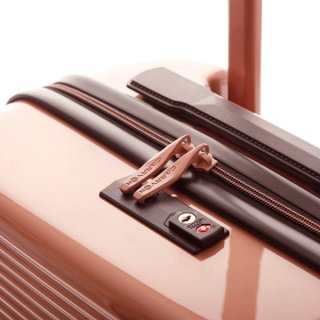 CarryOn Bling Bling (S) Rose Gold 34 л чемодан из поликарбоната на 4 колесах розовое золото