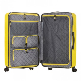 CarryOn Connect 85 л чемодан из поликарбоната на 4 колесах желтый