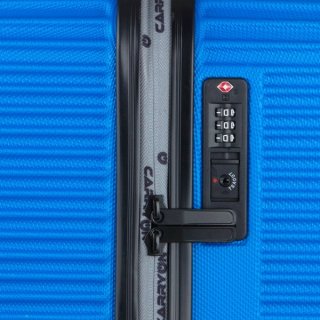 CarryOn Connect (L) Blue 85 л чемодан из поликарбоната на 4 колесах синий