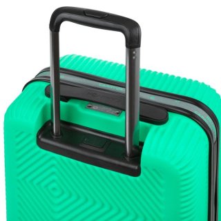 CarryOn Connect (S) Green 32 л валіза з полікарбонату на 4 колесах зелена
