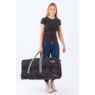 CarryOn Daily 108 Black 108 л сумка дорожная на колесах из полиэстера черная