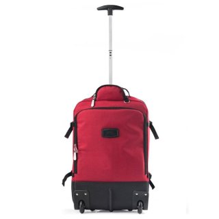 CarryOn Daily 44 л сумка-рюкзак на колесах из полиэстера красная