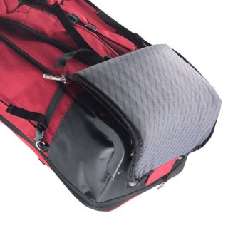 CarryOn Daily 44 л сумка-рюкзак на колесах из полиэстера красная