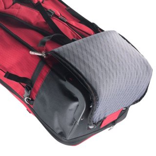 CarryOn Daily 44 л сумка-рюкзак на колесах из полиэстера красная