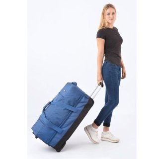 CarryOn Daily 77 Blue 77 л сумка дорожня на колесах з поліестеру синя