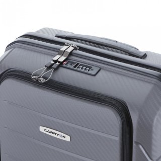 CarryOn Mobile Worker 38 л чемодан из полипропилена на 4 колесах серый