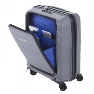 CarryOn Mobile Worker 38 л чемодан из полипропилена на 4 колесах серый