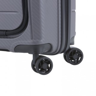 CarryOn Mobile Worker 38 л чемодан из полипропилена на 4 колесах серый