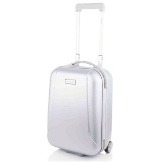 CarryOn Skyhopper 2X (S) Silver 32 л чемодан из поликарбоната на 2 колесах серебро