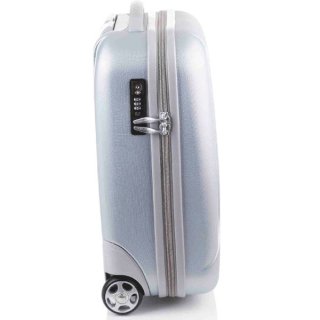 CarryOn Skyhopper 2X (S) Silver 32 л чемодан из поликарбоната на 2 колесах серебро