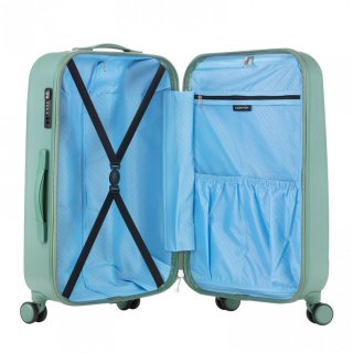 CarryOn Skyhopper 57 л чемодан из поликарбоната на 4 колесах оливковый