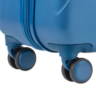 CarryOn Skyhopper (M) Cool Blue 57 л чемодан из поликарбоната на 4 колесах синий