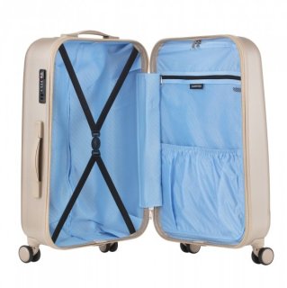 CarryOn Skyhopper (S) Champagne 32 л чемодан из поликарбоната на 4 колесах шампань