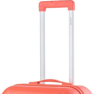 CarryOn Skyhopper (S) Coral 32 л чемодан из поликарбоната на 4 колесах коралловый
