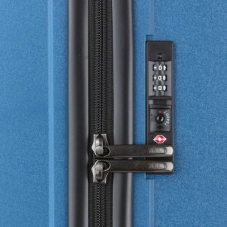 CarryOn Transport (L) Blue Jeans 100 л чемодан из полипропилена на 4 колесах синий