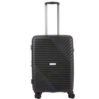 CarryOn Transport (M) Black 65/77 л чемодан из полипропилена на 4 колесах черный