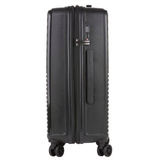 CarryOn Transport (M) Black 65/77 л чемодан из полипропилена на 4 колесах черный
