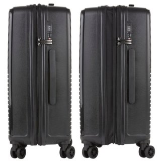 CarryOn Transport (M) Black 65/77 л чемодан из полипропилена на 4 колесах черный