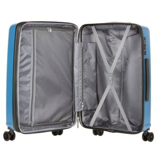 CarryOn Transport (M) Blue Jeans 65/77 л чемодан из полипропилена на 4 колесах синий